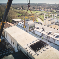 PM3 at Papeterie Le Bourray has started up after a complete rebuild of the drying section. Photo: Toscotec