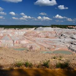 Kaolin quarry. Photo: Petr Kinšt