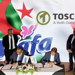 WAFA Group and Toscotec at contract signature in Algiers, Algeria. Photo: Toscotec