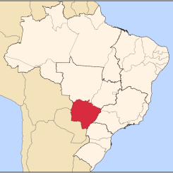Brazil's Mato Grosso do Sul state. Map: Raphael Lorenzeto de Abreu/Wikimedia Commons