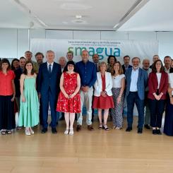 The meeting was marked by the formalization of the incorporation of the Ministry for the Ecological Transition and the Demographic Challenge of the Government of Spain. Photo: SMAGUA