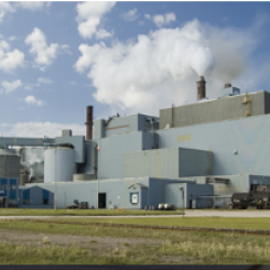 Located on the shores of Lake Superior, AV Terrace Bay  is a NBSK pulp mill producing over 320,000 tonnes annually. Photo: AV Terrace Bay