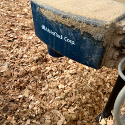 Popular wood applications of the IR3000-W include bark, wood biomass, plywood, wood chips and pellets, and sawdust. Photo: MoistTech Corp.