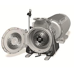 The InfibraDeflaker features a compact design intended to reduce space requirements in production facilities. According to the manufacturer, the modular system also allows mills to switch quickly between single-disc and double-disc configurations. Photo: Voith