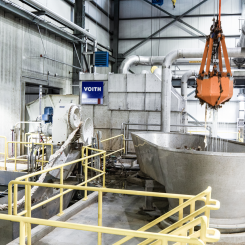 Green Bay Packaging’s stock preparation upstream of PM4. Photo: Voith